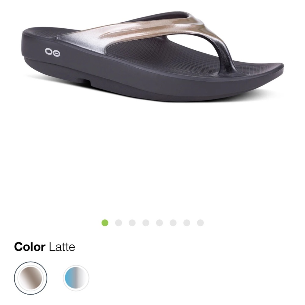 OOFOS Black Comfort Sandals